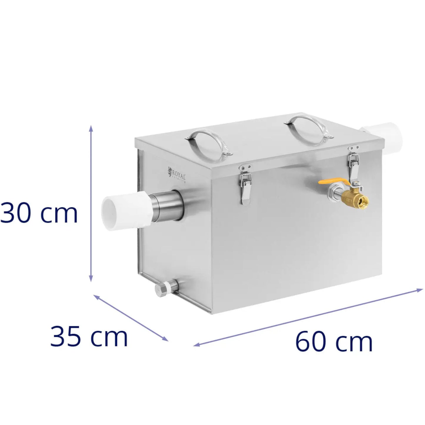 Kitchen & Utility Sinks – Under-sink catering grease separator, 21 - Carlat