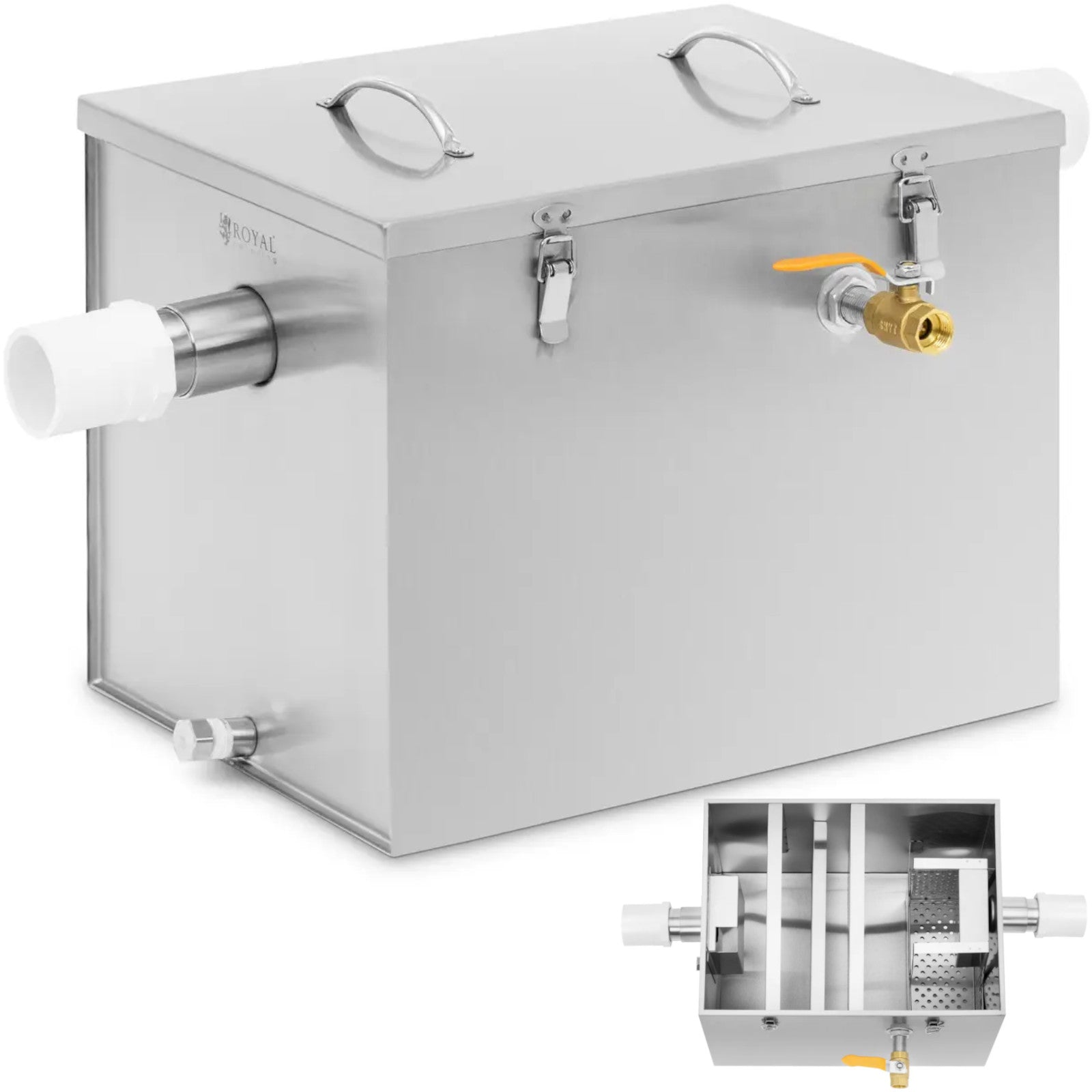 Kitchen & Utility Sinks – Under-sink catering grease separator, 40 - Carlat