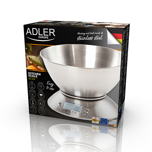ADLER Kitchen scales – AD 3134 Kitchen Scale with Bowl – image 6