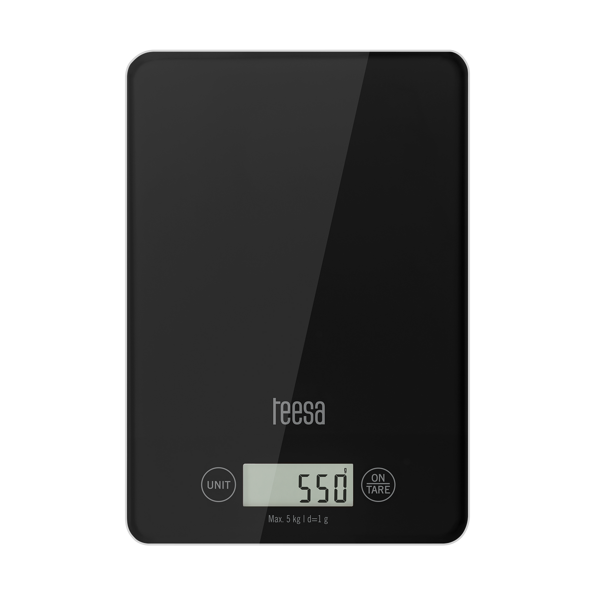 Kitchen scales – Black Glass Kitchen Scale - Carlat