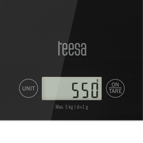 Kitchen scales – Black Glass Kitchen Scale - Carlat