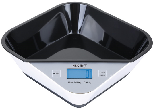 Kitchen scales – Kinghoff Kitchen Scale with Bowl, 0.8 L - Carlat
