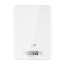 Kitchen scales – White Glass Kitchen Scale - Carlat