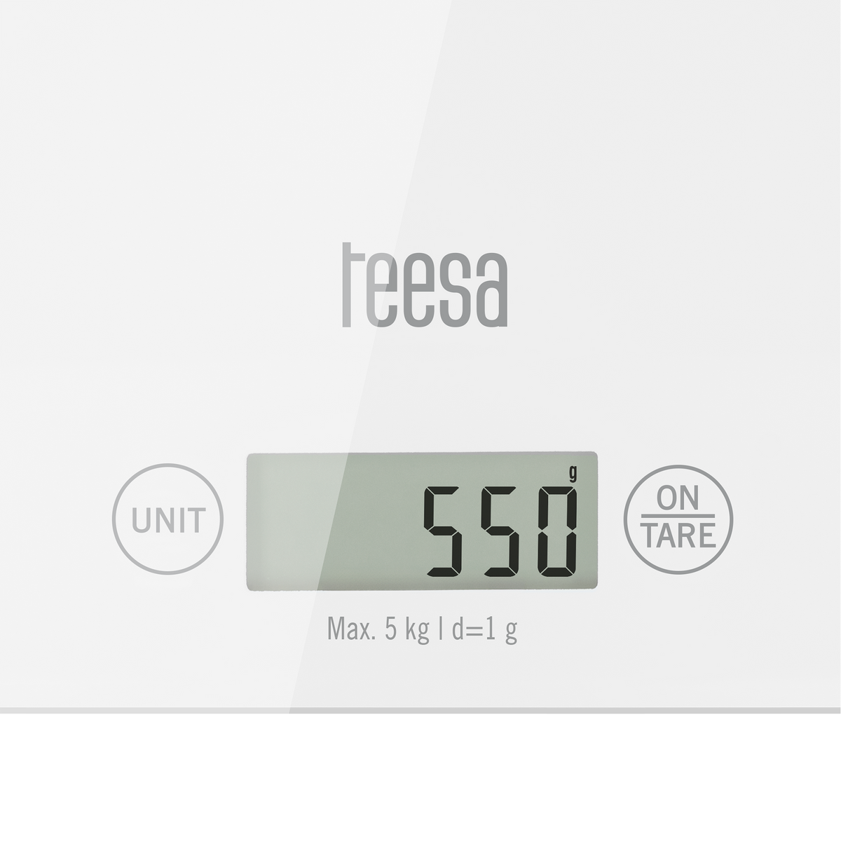 Kitchen scales – White Glass Kitchen Scale - Carlat