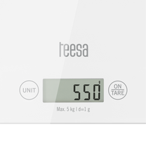 Kitchen scales – White Glass Kitchen Scale - Carlat
