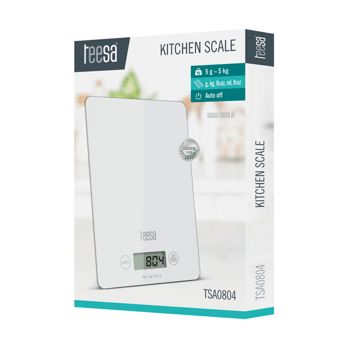 Kitchen scales – White Glass Kitchen Scale - Carlat