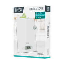 Kitchen scales – White Glass Kitchen Scale - Carlat