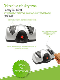 CAMRY Knife and Scissors Sharpeners – CR 4469 Electric Knife Sharpener – image 9