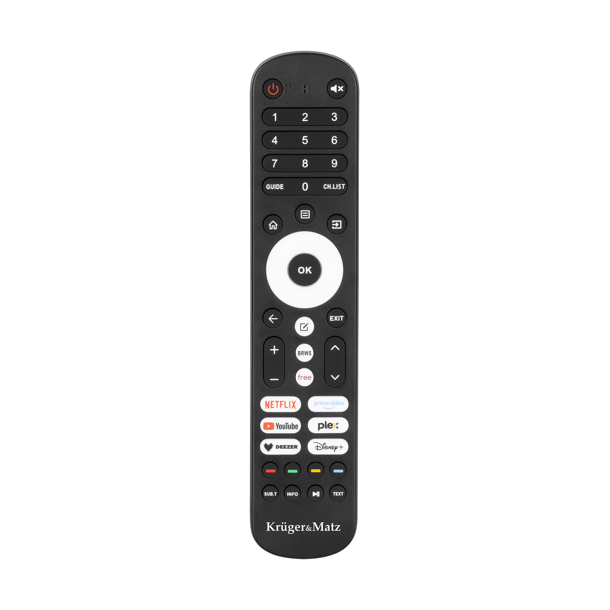 Kruger&amp;Matz 50" UHD Smart TV with DVB-T2/S2, H.265 (HEVC), and VIDAA - Carlat