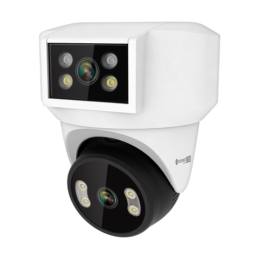 Kruger&amp;Matz Connect C180 WiFi Camera, 2x PTZ Lens, 360°, 2K, Tuya Smart Life, Color Night Vision, Audio, AI - Carlat