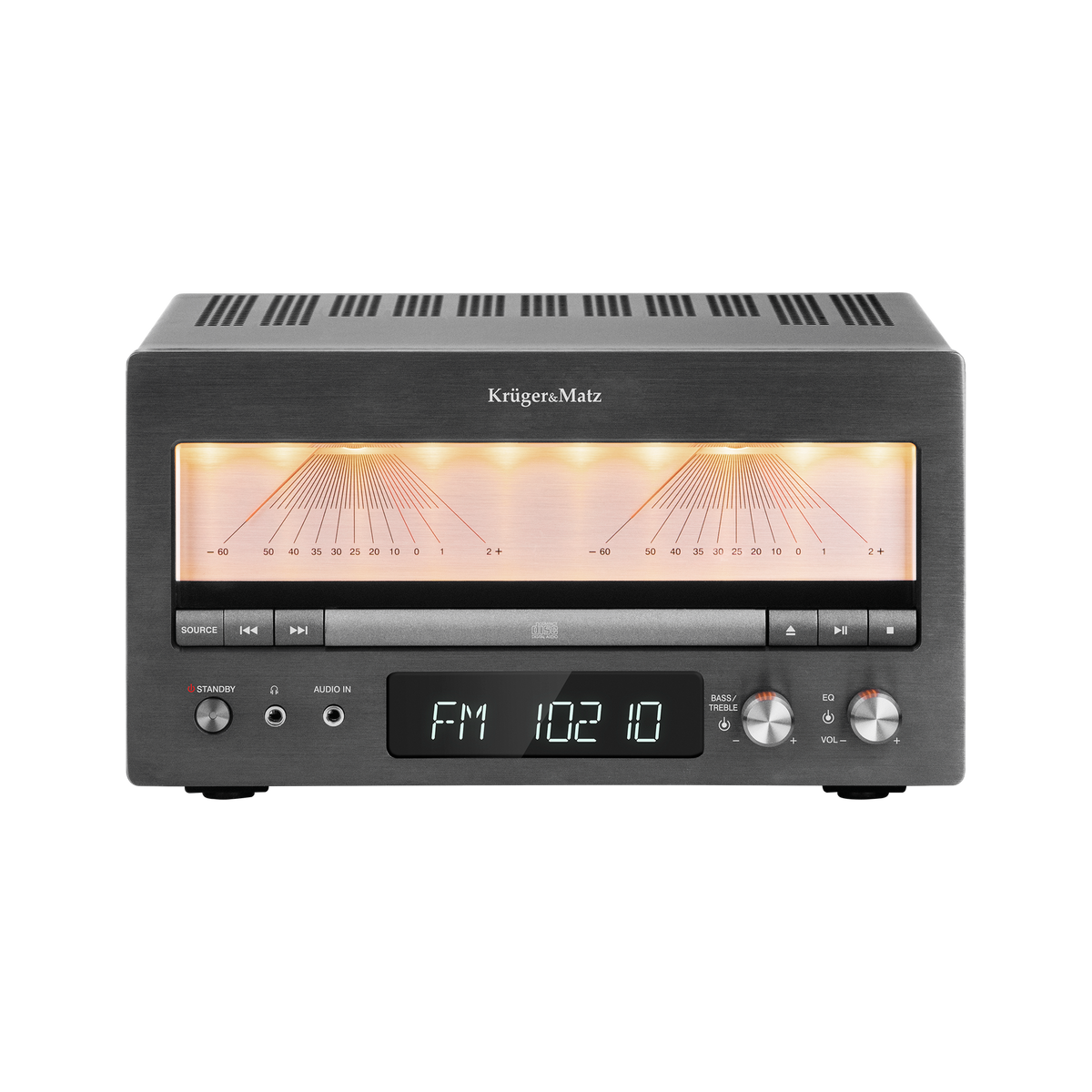 Kruger&amp;Matz KM1995-A Class A Hi-Fi Amplifier (CD, USB, Bluetooth, DAB+ digital radio, FM) - Carlat