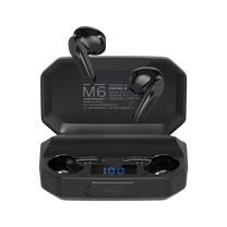 Kruger&amp;Matz M6 Wireless In-Ear Headphones with Power Bank - Black - Carlat