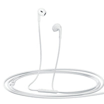 LH1 1.15m wired in-ear headphones with remote control and microphone - white - Carlat
