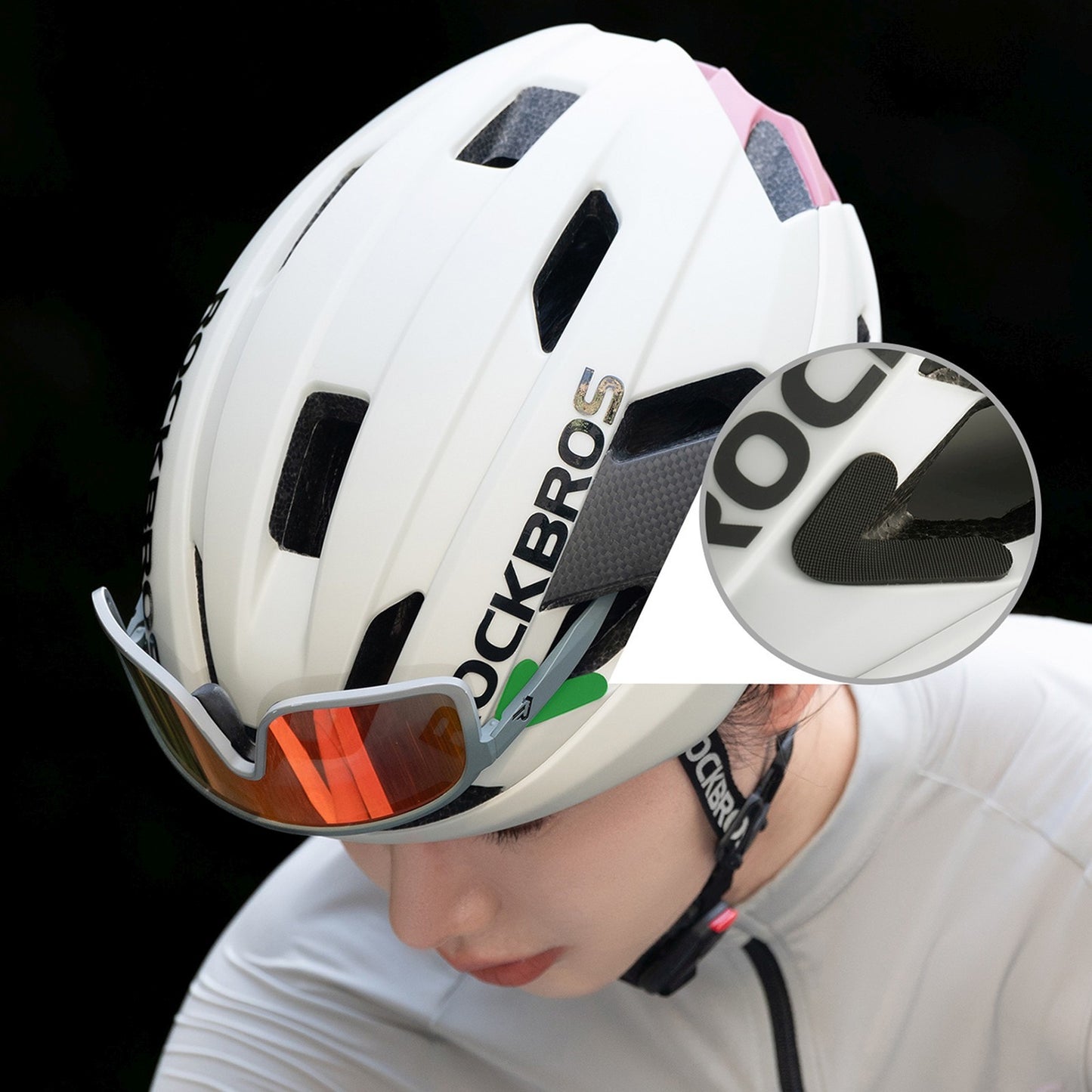 LK-15 carbon fiber bicycle helmet 58-62 cm - light gray - Carlat
