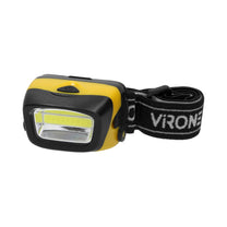 Orno COB LED headlamp 3W, 170lm, 3 x AAA, moving head – image 3