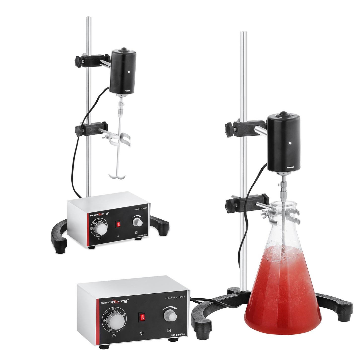 Laboratory Equipment – Laboratory mechanical stirrer, timer, 3400 rpm - Carlat