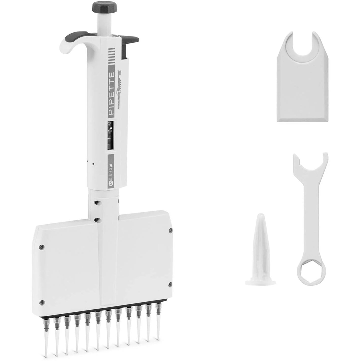 Laboratory Equipment – Laboratory pipette, 12 channels, manual, 0.005-0.01 ml - Carlat