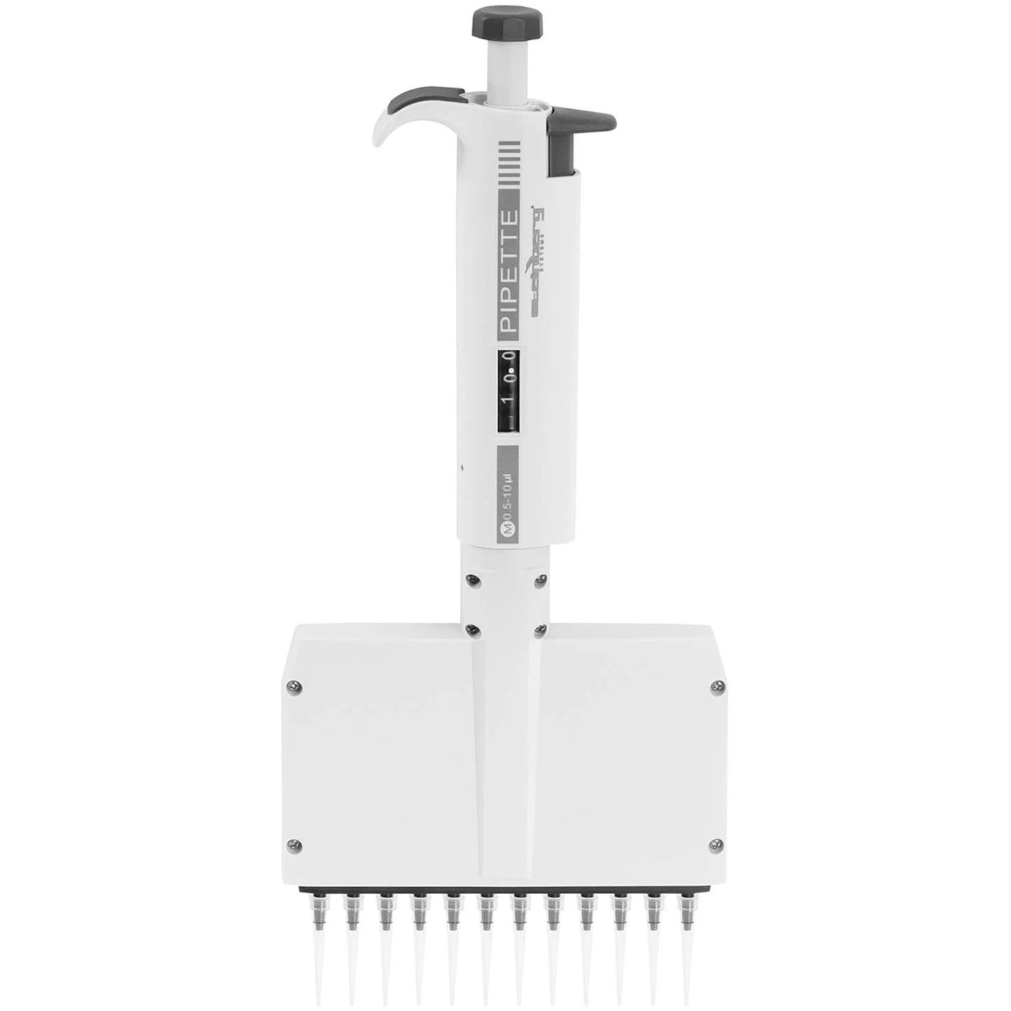 Laboratory Equipment – Laboratory pipette, 12 channels, manual, 0.005-0.01 ml - Carlat