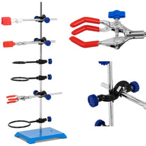 Laboratory Equipment – Laboratory stand with accessories, 3 rings and - Carlat
