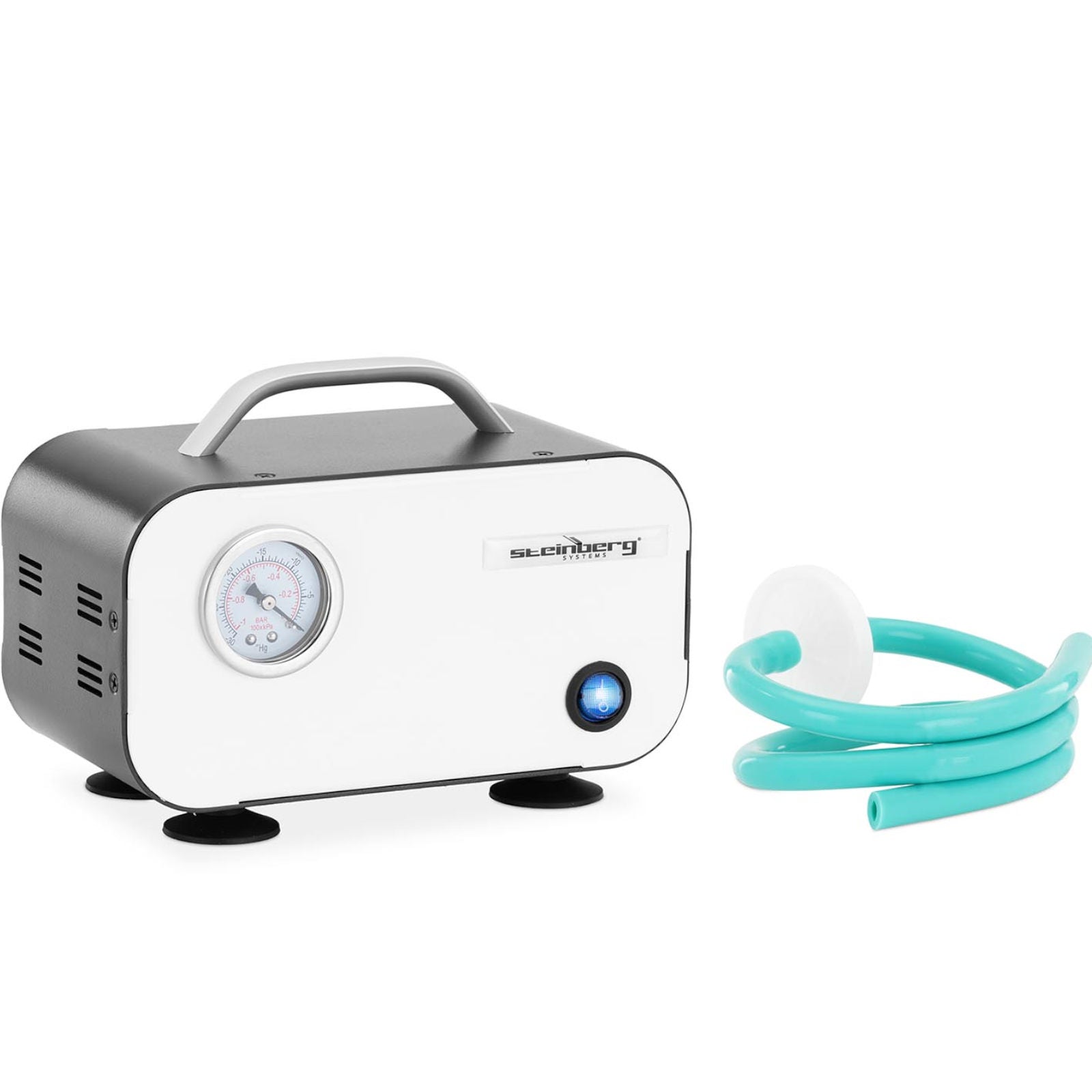 Laboratory Equipment – Laboratory vacuum pump with pressure gauge, oil-free, - Carlat