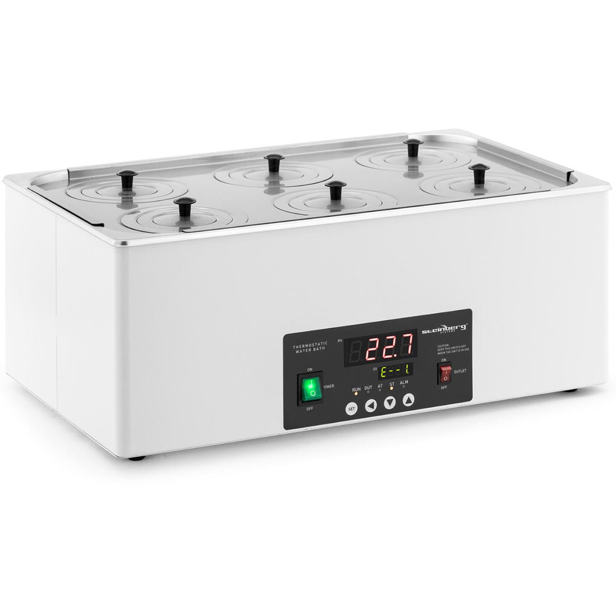 Laboratory Equipment – Laboratory water bath, 6 places, 5-100C, 22.5 - Carlat