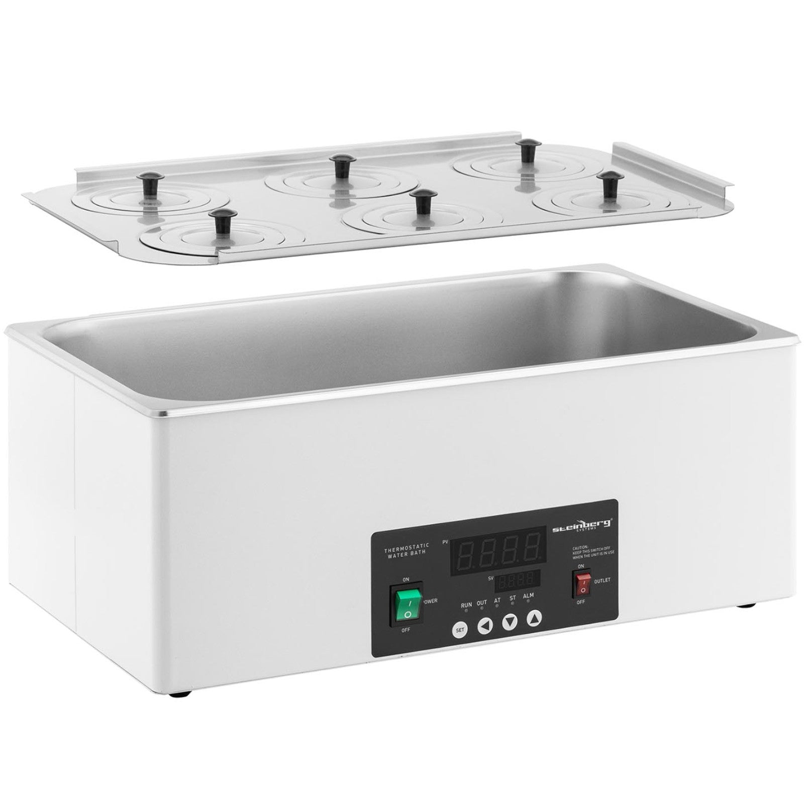 Laboratory Equipment – Laboratory water bath, 6 places, 5-100C, 22.5 - Carlat