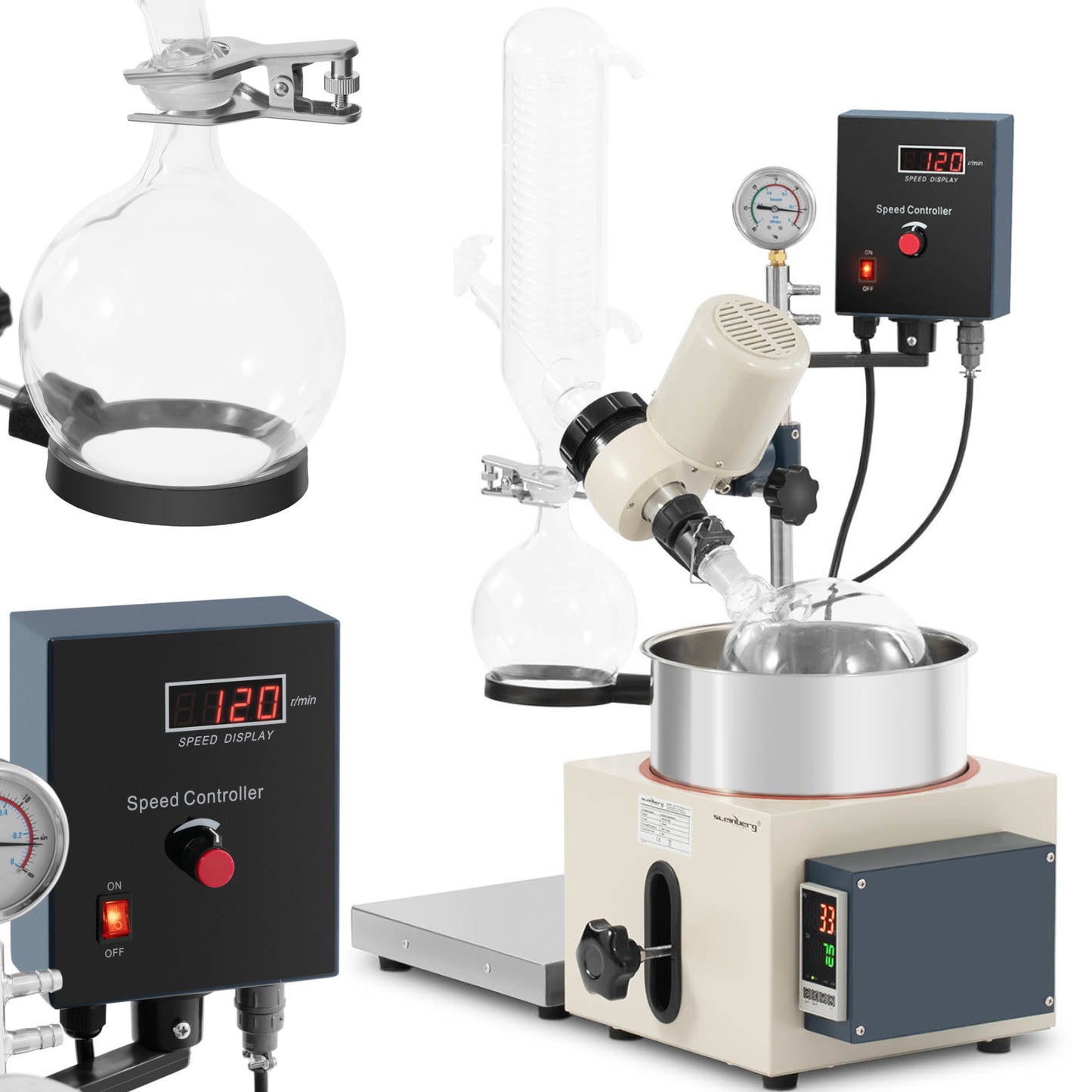 Laboratory Equipment – Rotary vacuum evaporator for the laboratory 1 - Carlat