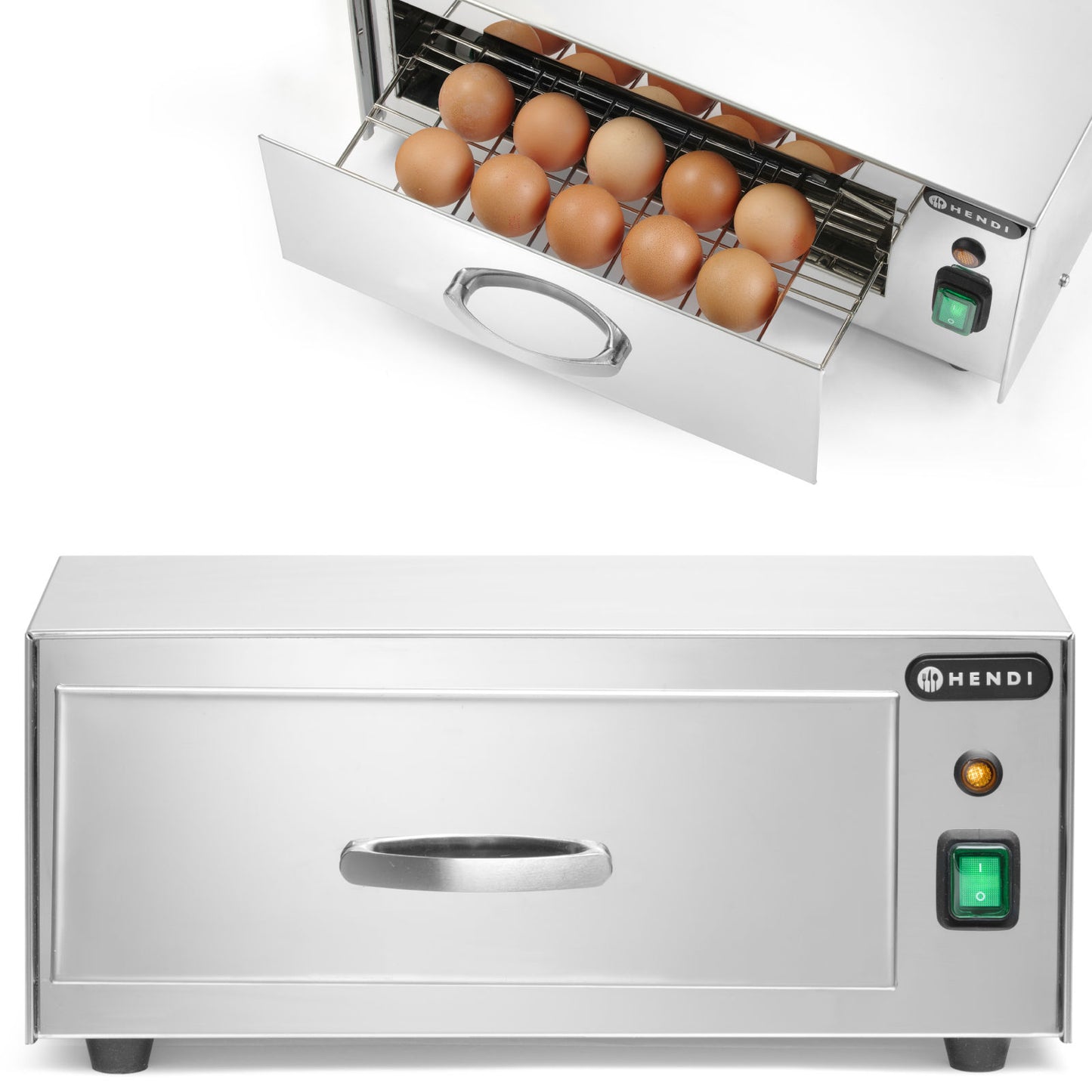 Laboratory Equipment – Stainless steel egg sterilizer spotlight, 10 places - Carlat