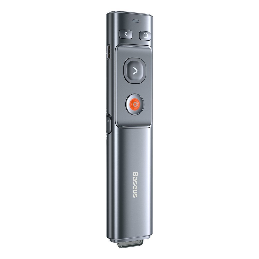 Laser indicator for PC presentation with Orange Dot integrated battery grey - Carlat