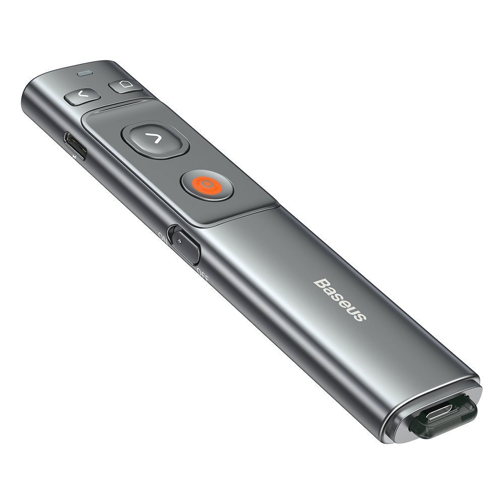 Laser indicator for PC presentation with Orange Dot integrated battery grey - Carlat