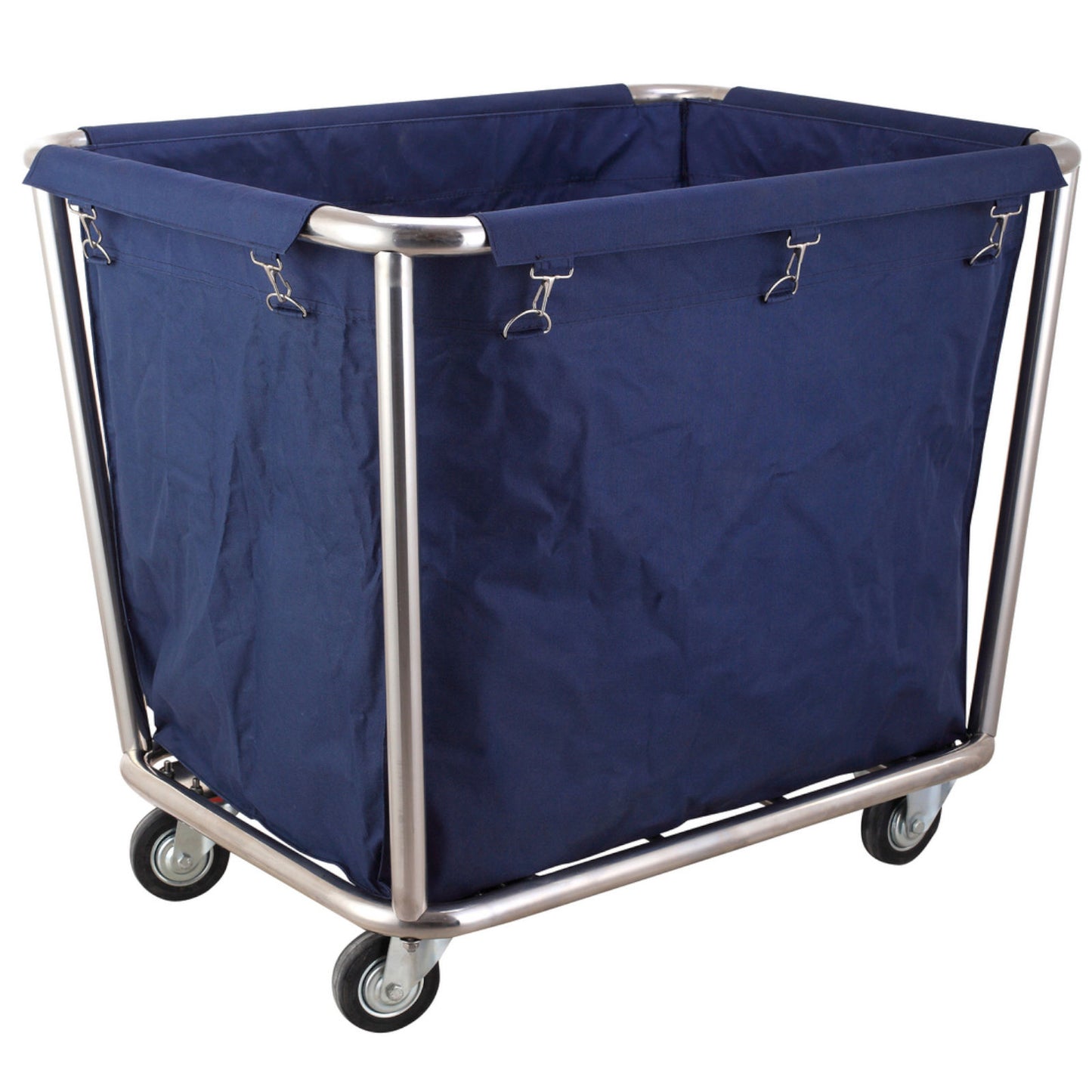 Laundry basket hotel cart linen stainless steel beds - Hendi 691083 - Carlat