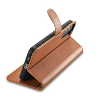 Leather Wallet Case for Galaxy S22+ Brown - Carlat