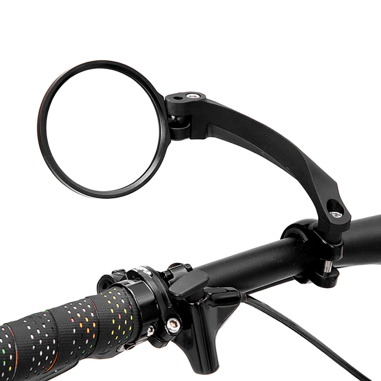 Left rear-view bicycle mirror - black - Carlat
