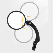 Left rear-view bicycle mirror - black - Carlat