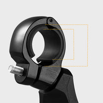 Left rear-view bicycle mirror - black - Carlat