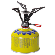 Lightest tourist stove for gas cart (valve or thread) SPARK 80gram 2.6kW - Carlat