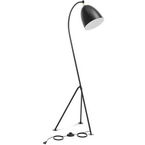 Lighting – Metal floor lamp with an adjustable E27 shade, - Carlat