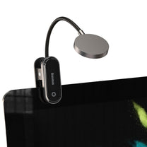 Lighting – Mini LED screen reading lamp with clip, gray - Carlat