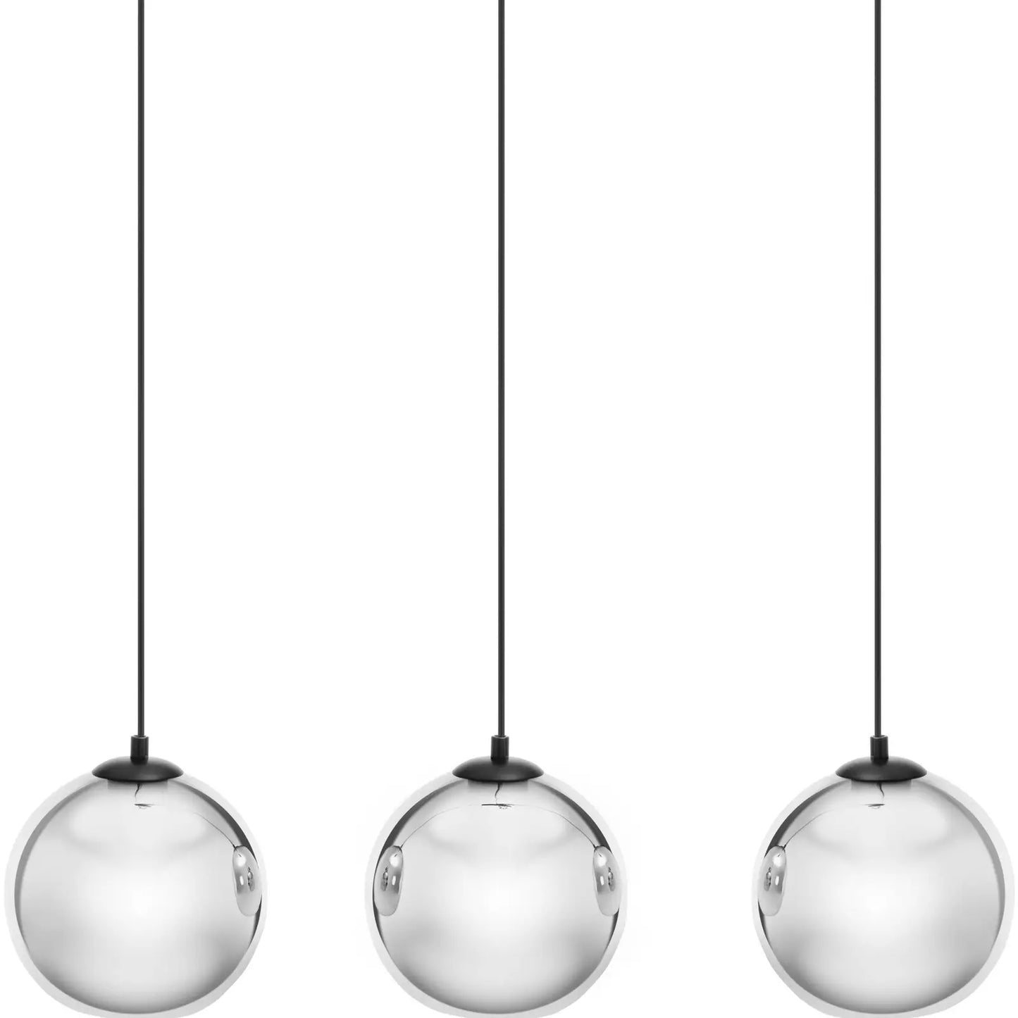 Lighting – Modern 3-point E27 ceiling lamp - glass balls - Carlat