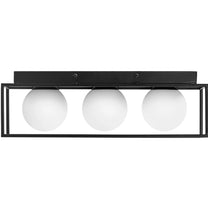 Lighting – Modern 3-point E9 ceiling lamp - glass balls - Carlat