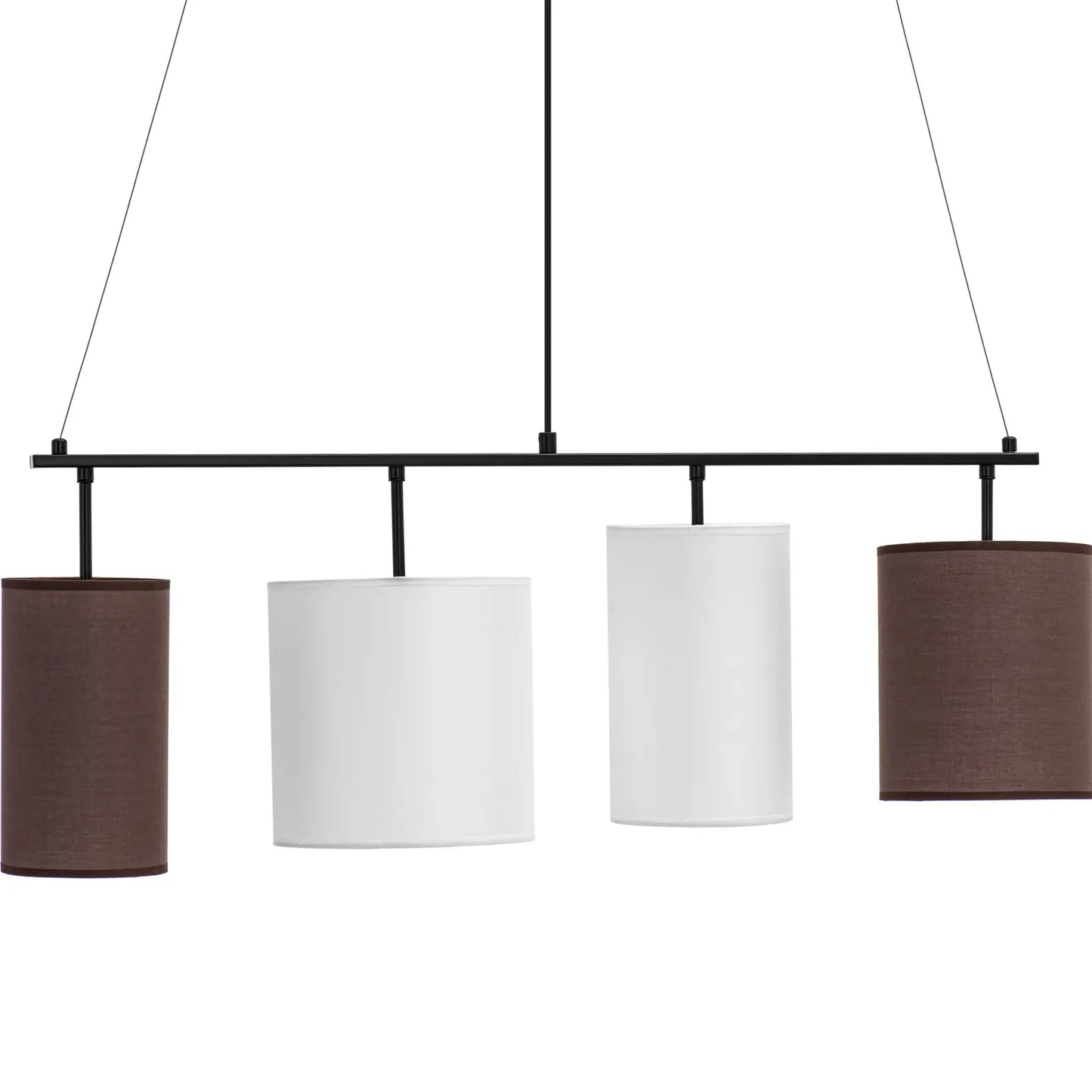 Lighting – Modern 4-point E14 ceiling lamp - white and - Carlat