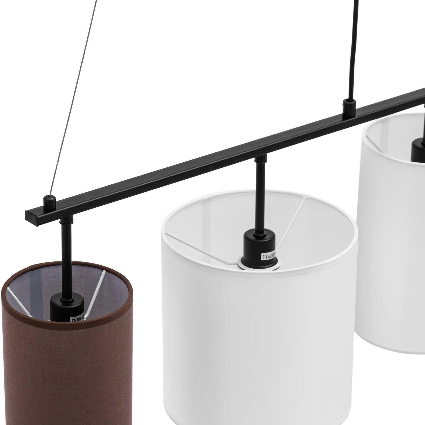 Lighting – Modern 4-point E14 ceiling lamp - white and - Carlat
