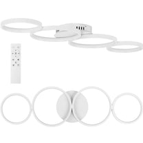 Lighting – Modern LED ceiling lamp with remote control - Carlat