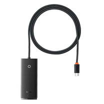 Lite Series HUB USB-C 4x USB 3.0 adapter 1m black - Carlat