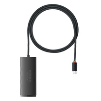 Lite Series HUB USB-C 4x USB 3.0 adapter 1m black - Carlat