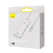 Lite Series HUB USB-C 4x USB 3.0 adapter 1m black - Carlat