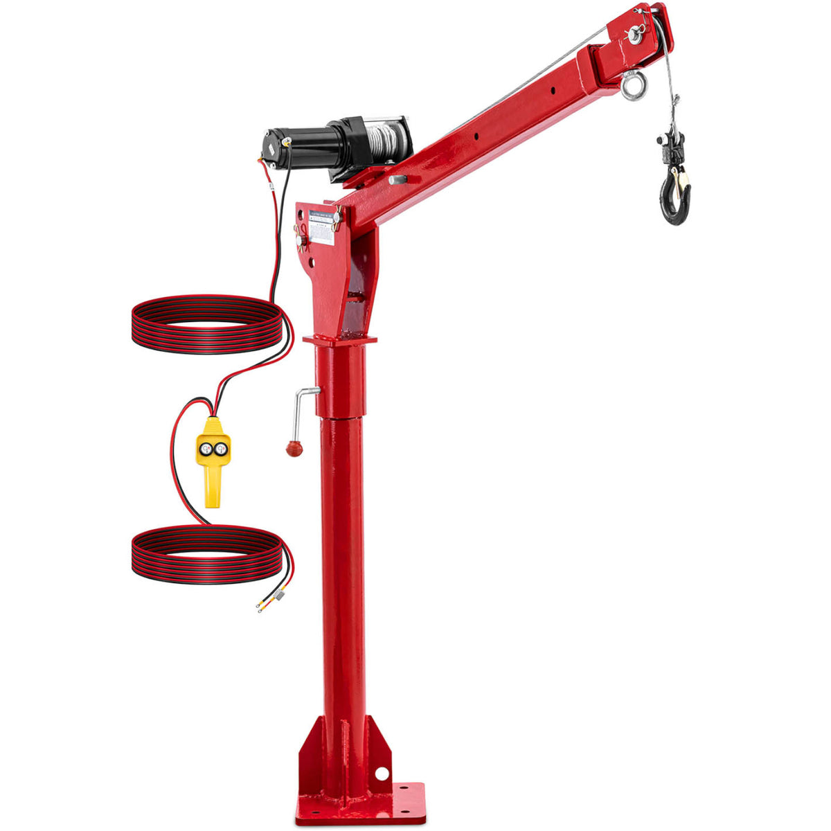 Load lift crane for car pickup with winch 12 V 1000 W - Carlat