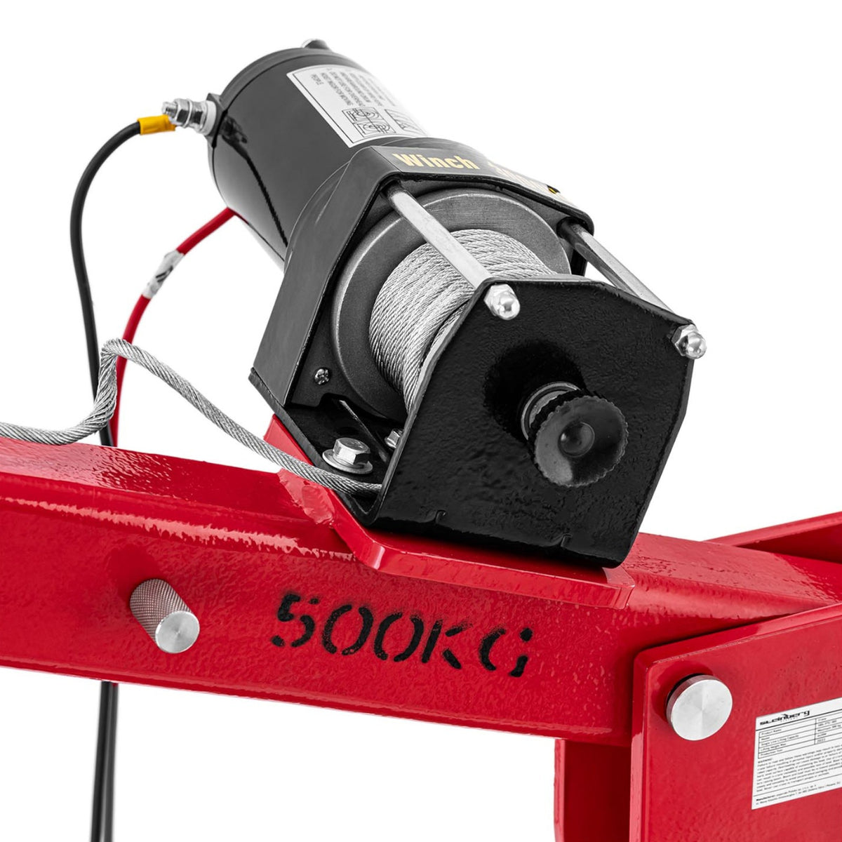 Load lift crane for car pickup with winch 12 V 1000 W - Carlat