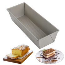 Loaf pan, 31×11.8×7.5 cm, carbon steel, beige marbled nonstick coating, Kinghoff, KH-1972 - Carlat