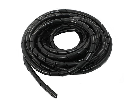 MCTV-685 B 43133 Cable Cover (8.7 x 10 mm), 3 m, black spiral - Carlat